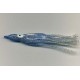 Bläckfisk, 12 cm Blå/silver